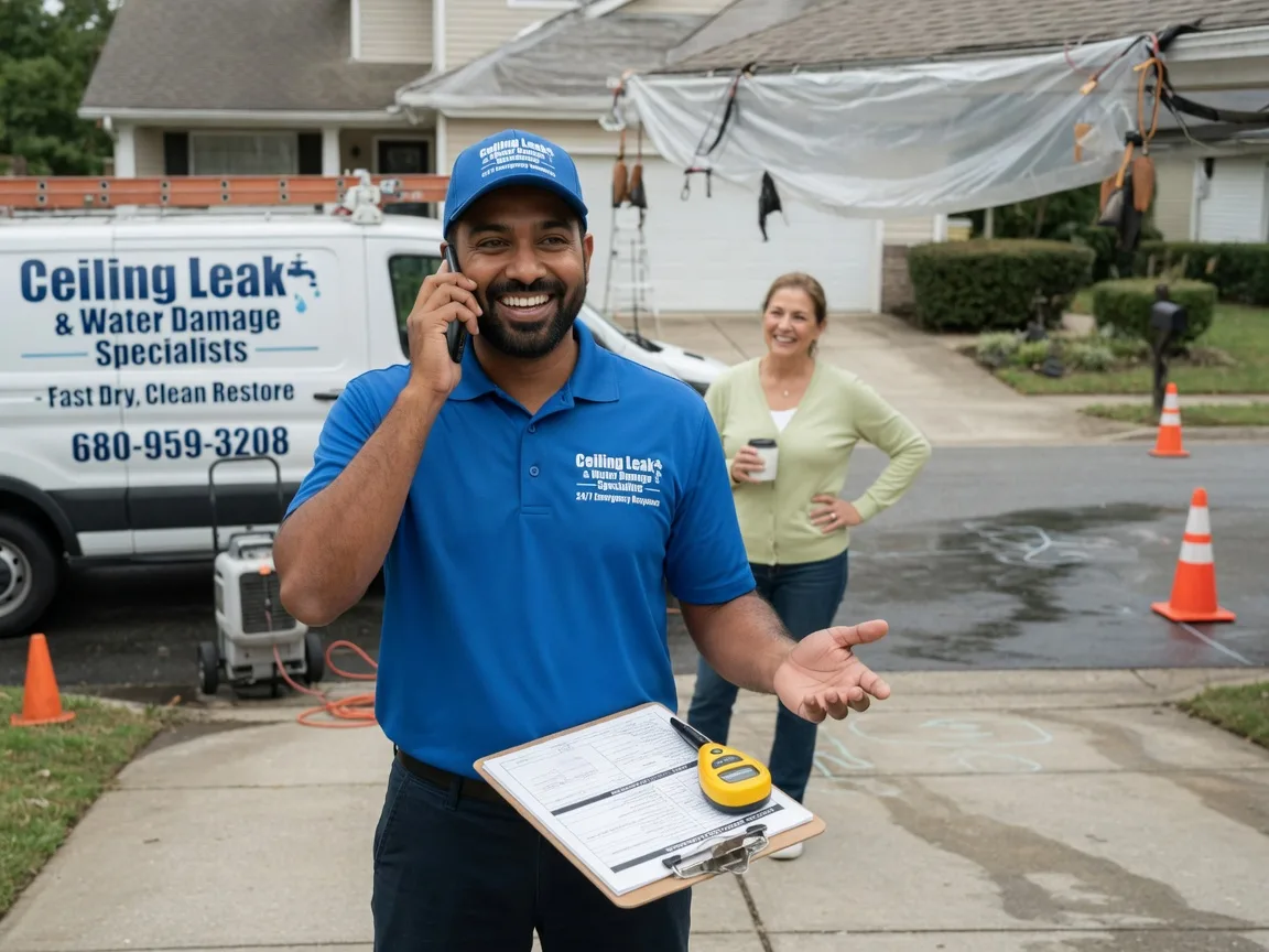 Ceiling Leak Cleanup Crimora, VA FAQs